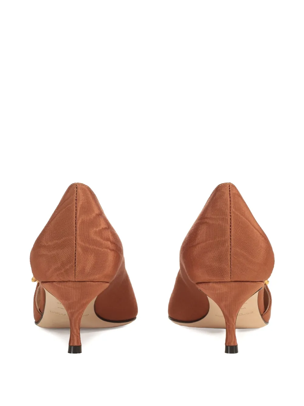 Sergio Rossi leather pumps Brown