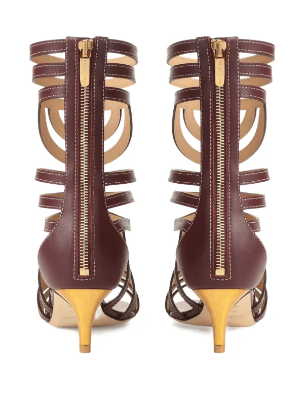 ★rossirossi★ SI ROSSI Sandal Heel Red – Sergio Rossi