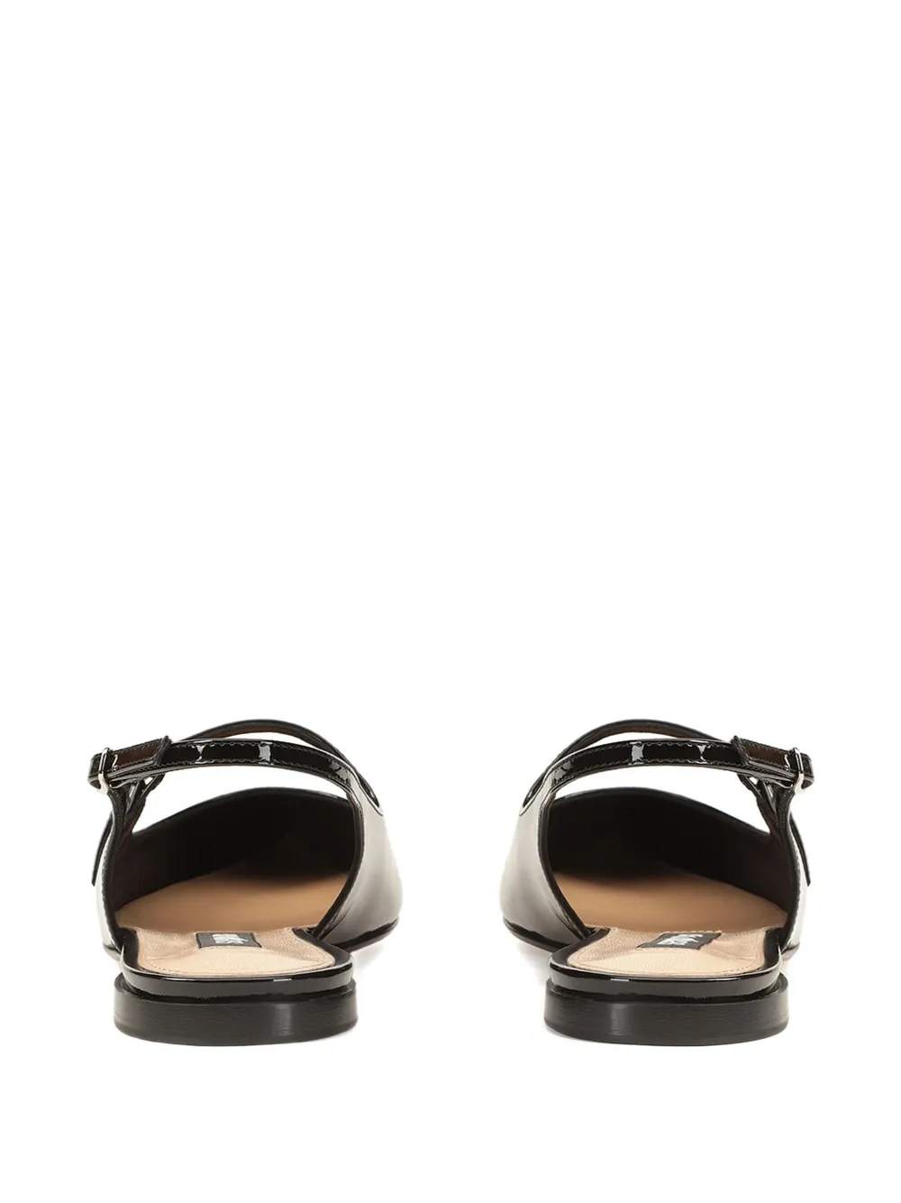 Sergio Rossi leather ballet flats Black