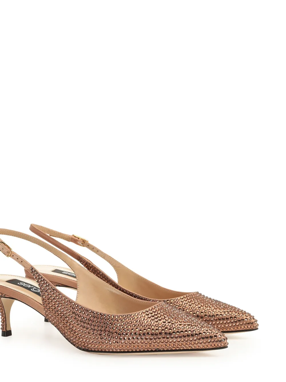 Sergio Rossi 50mm Godiva Sandals In Brown