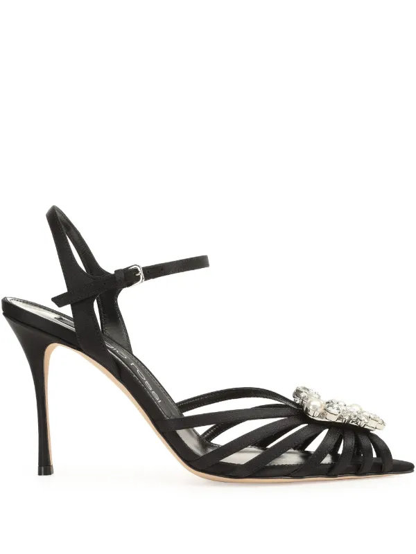 Sergio Rossi Sr Godiva Sandals | Black | FARFETCH
