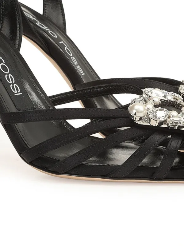 Sergio Rossi Sr Godiva Sandals | Black | FARFETCH