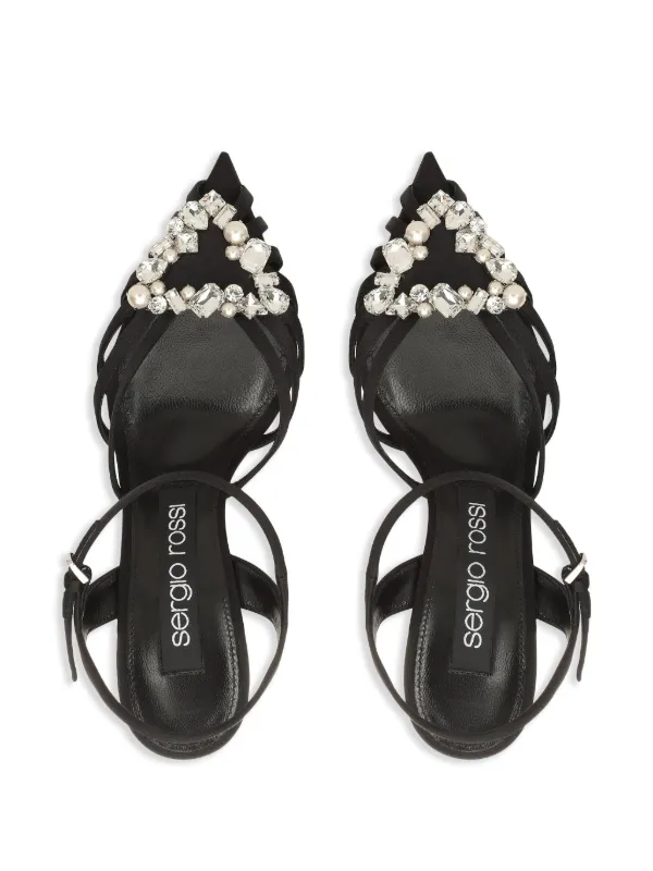 Sergio Rossi Sr Godiva Sandals | Black | FARFETCH