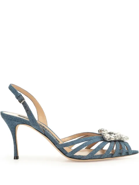 Sergio Rossi 75mm Godiva Precious sandals