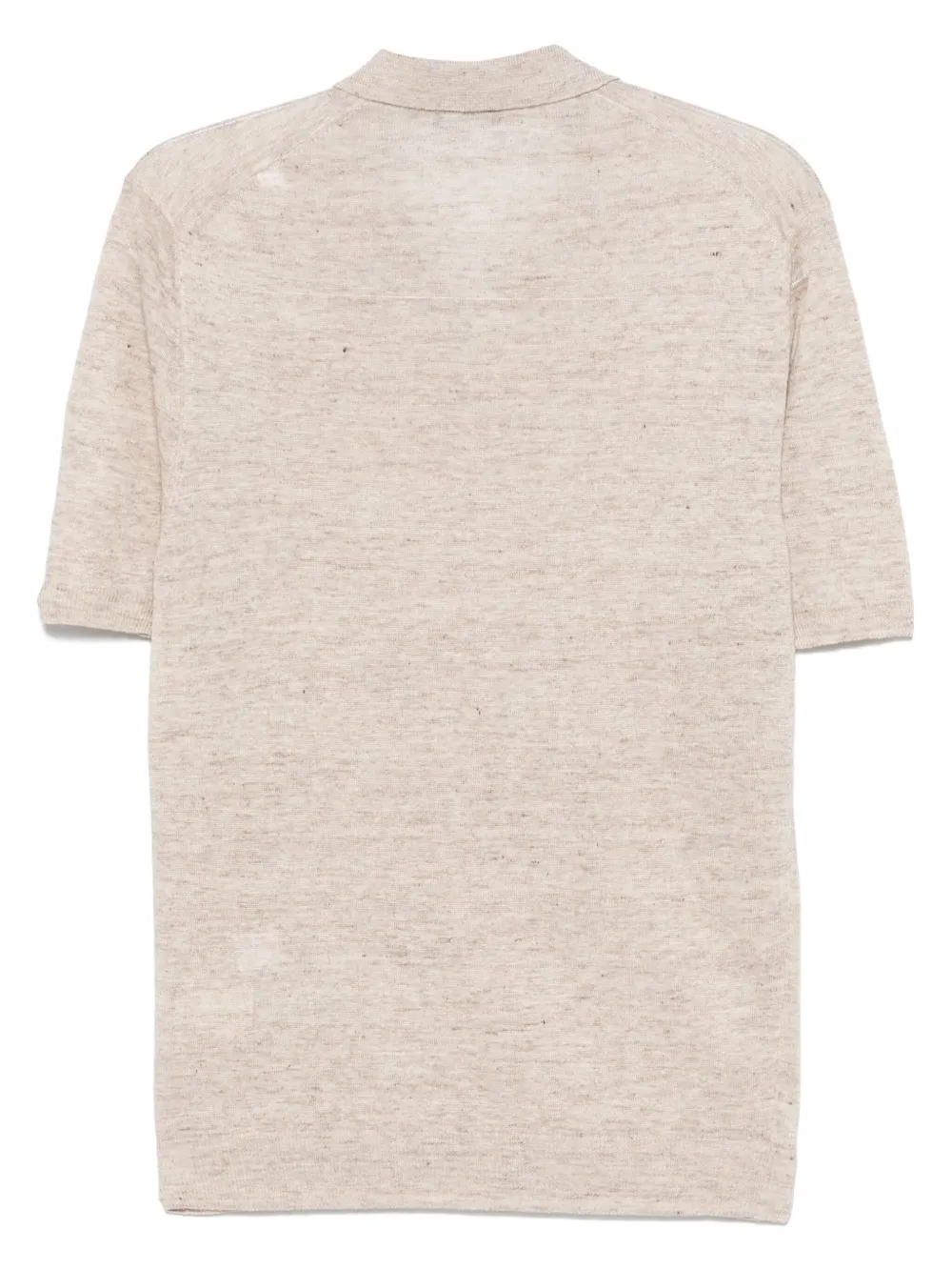 Barba Fijngebreid T-shirt - Beige