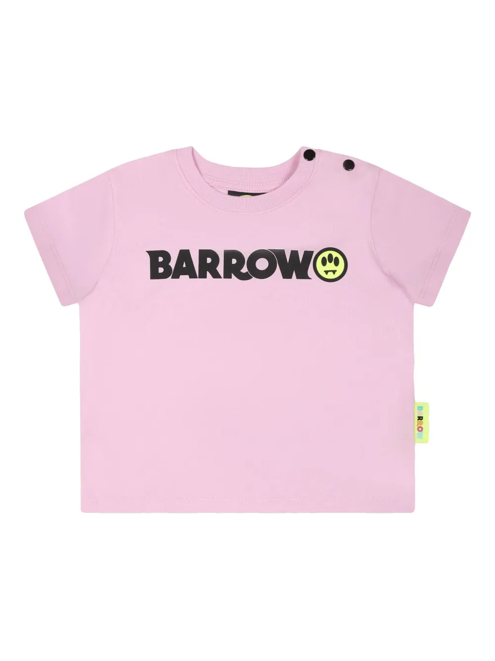 Barrow kids T-shirt met logoprint Roze