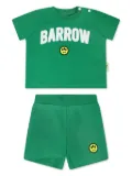 Barrow kids logo-print short set - Green