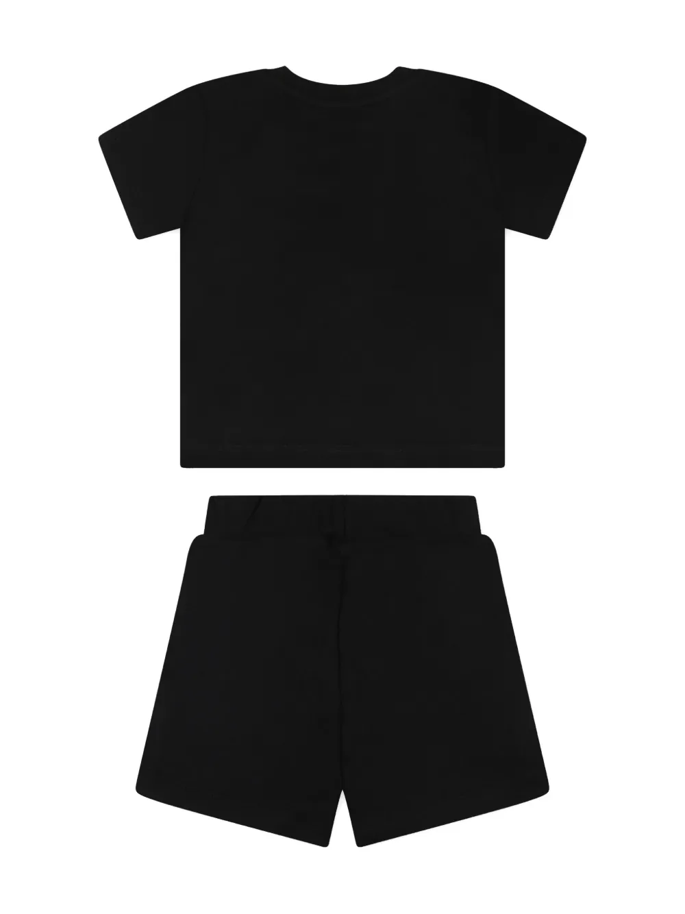 Barrow kids Top en shorts met logoprint - Zwart