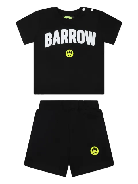 Barrow kids logo-print shorts set