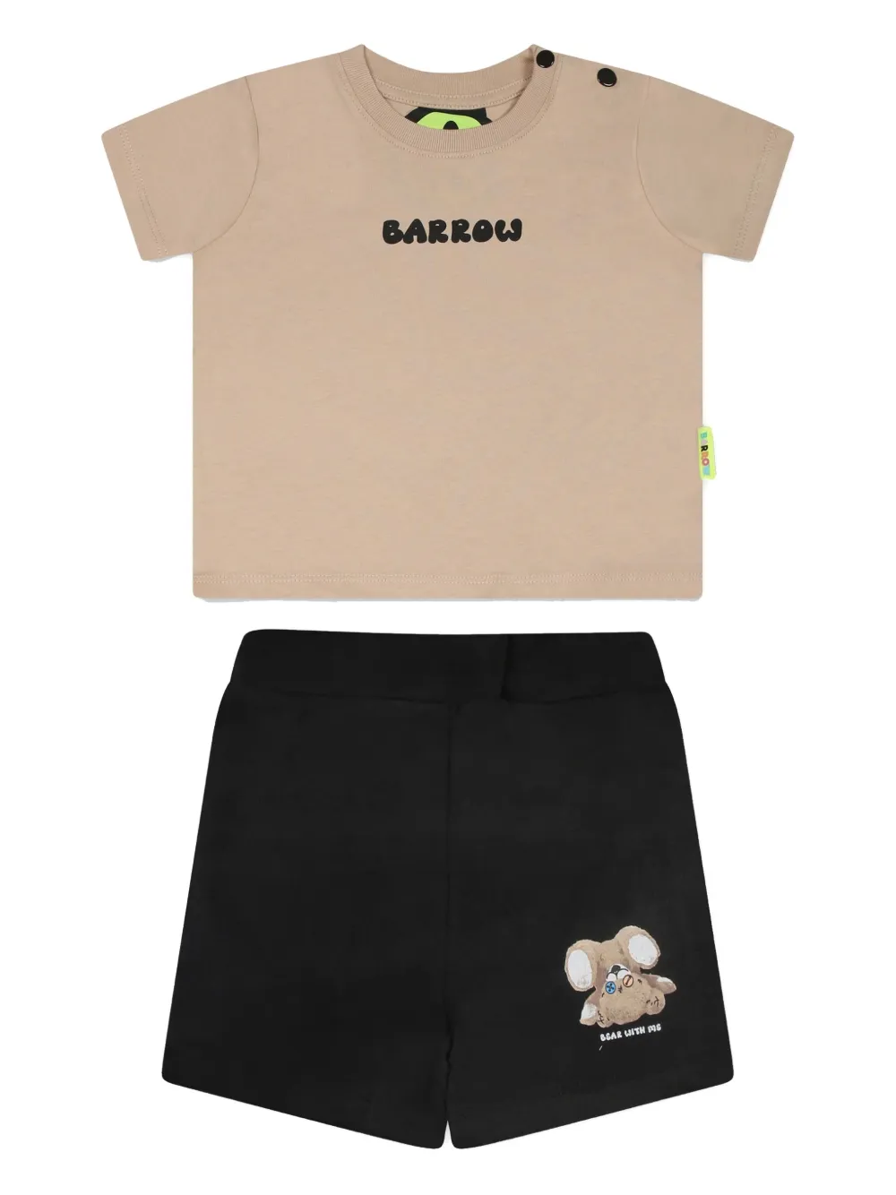 BARROW BEAR-PRINT SHORT SET
