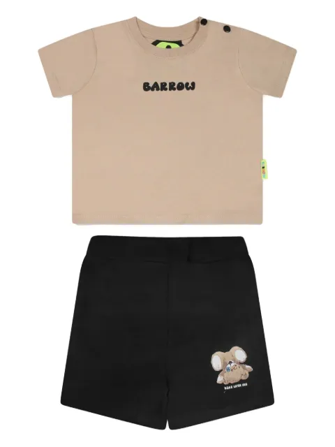 Barrow kids bear-print short set