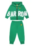 Barrow kids logo-print tracksuit - Green