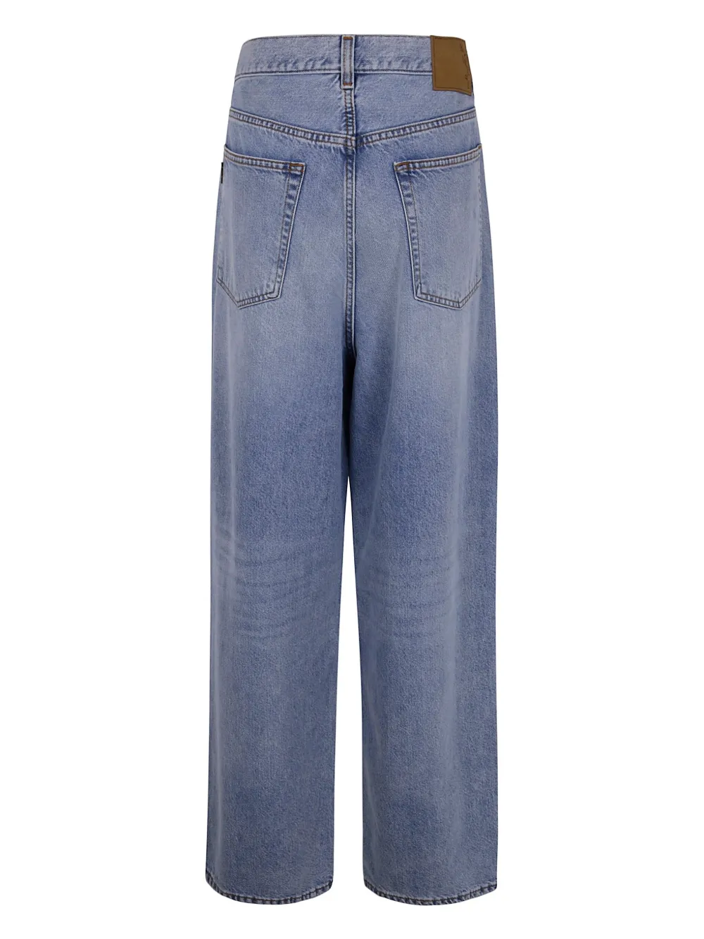 Haikure high-waist straight-leg jeans - Blauw