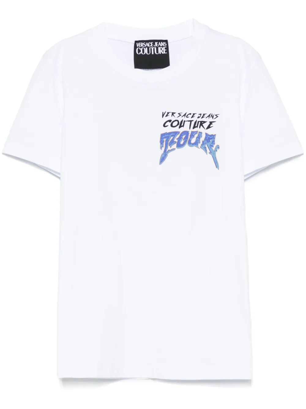 Versace Jeans Couture Logo Tour T-shirt Wit