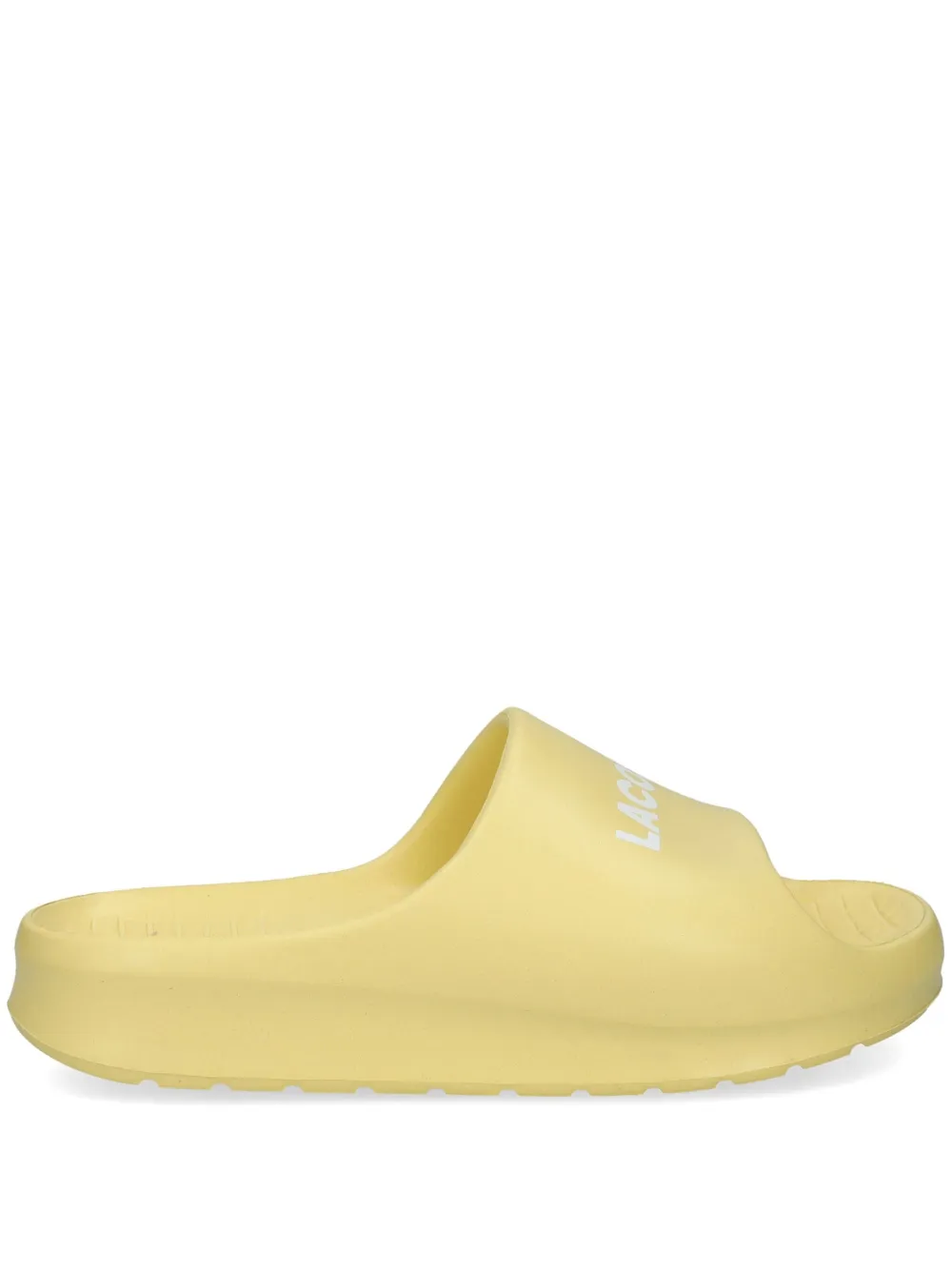 Lacoste Serve Slide 2.0 slippers Geel