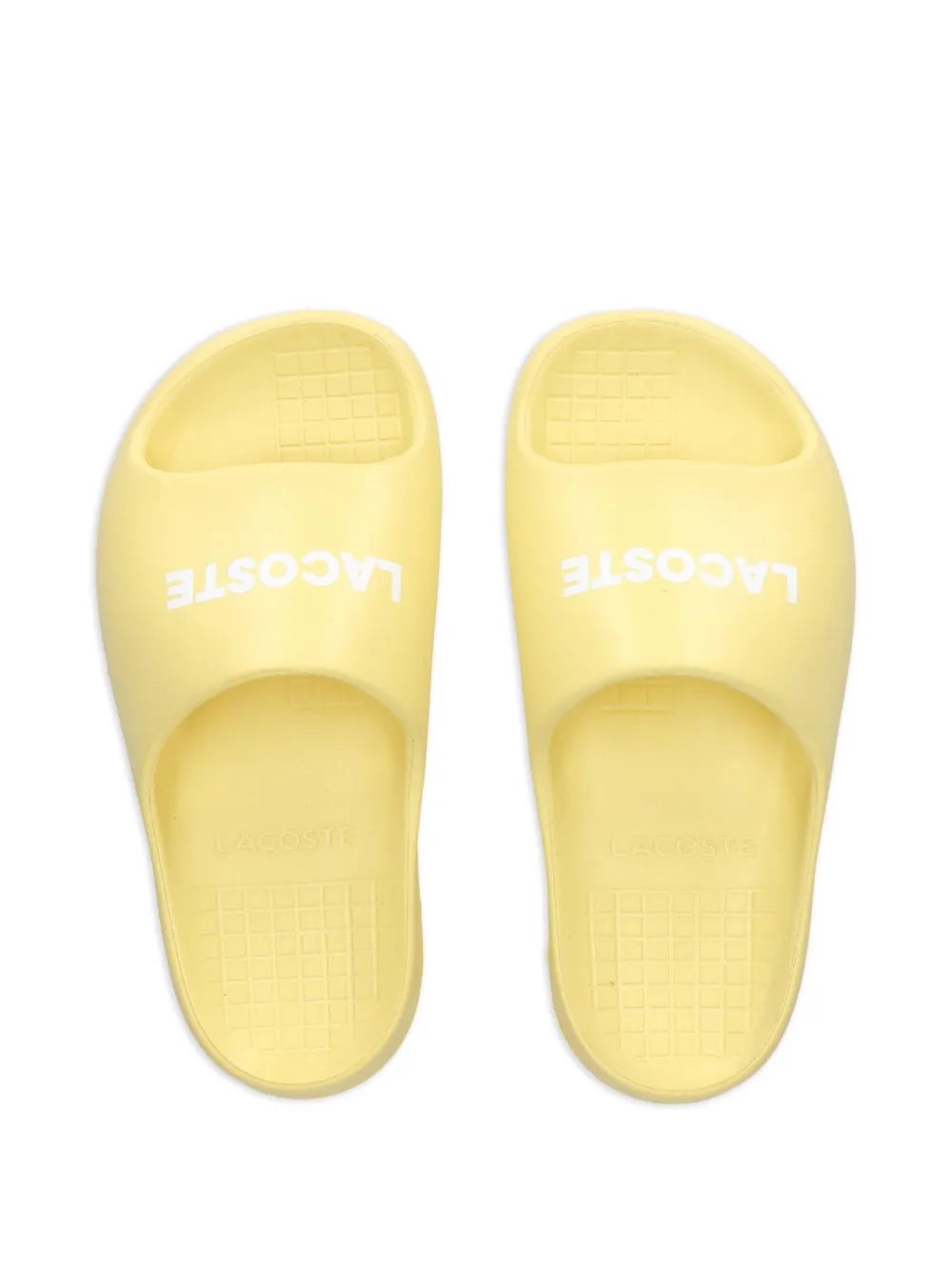 Lacoste Serve Slide 2.0 slippers Geel