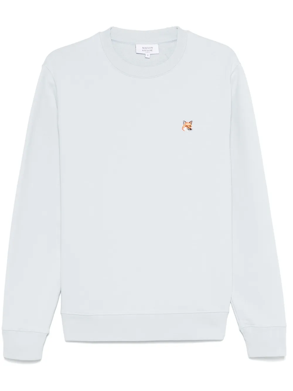 Maison Kitsuné Fox Head-patch sweatshirt | Blue | Image 1