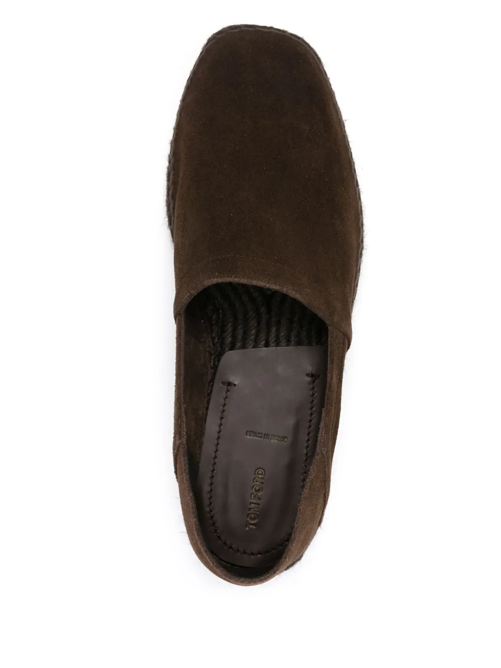 TOM FORD suede espadrilles Brown