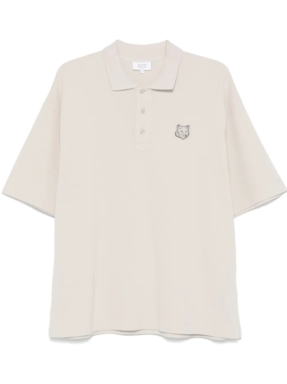 Maison Kitsuné Bold Fox Head-patch polo shirt