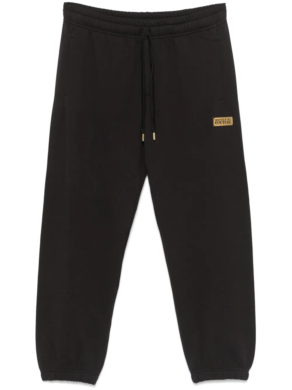 logo-plaque track pants