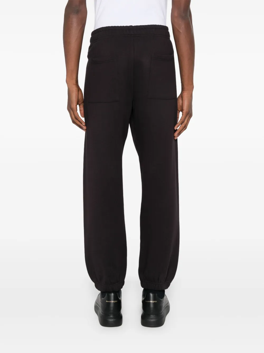 VERSACE JEANS COUTURE LOGO-PLAQUE TRACK PANTS