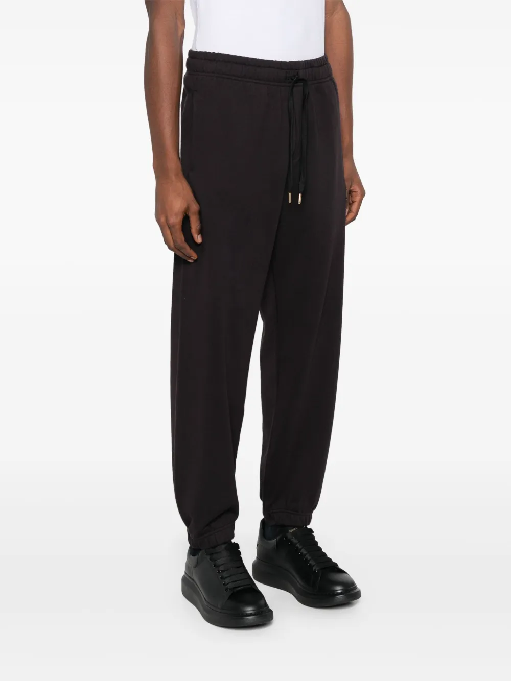 VERSACE JEANS COUTURE LOGO-PLAQUE TRACK PANTS