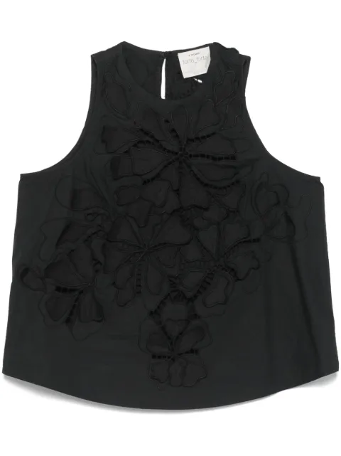 Forte Forte blusa con detalle de encaje floral