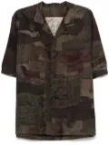 Ziggy Chen printed shirt - Brown