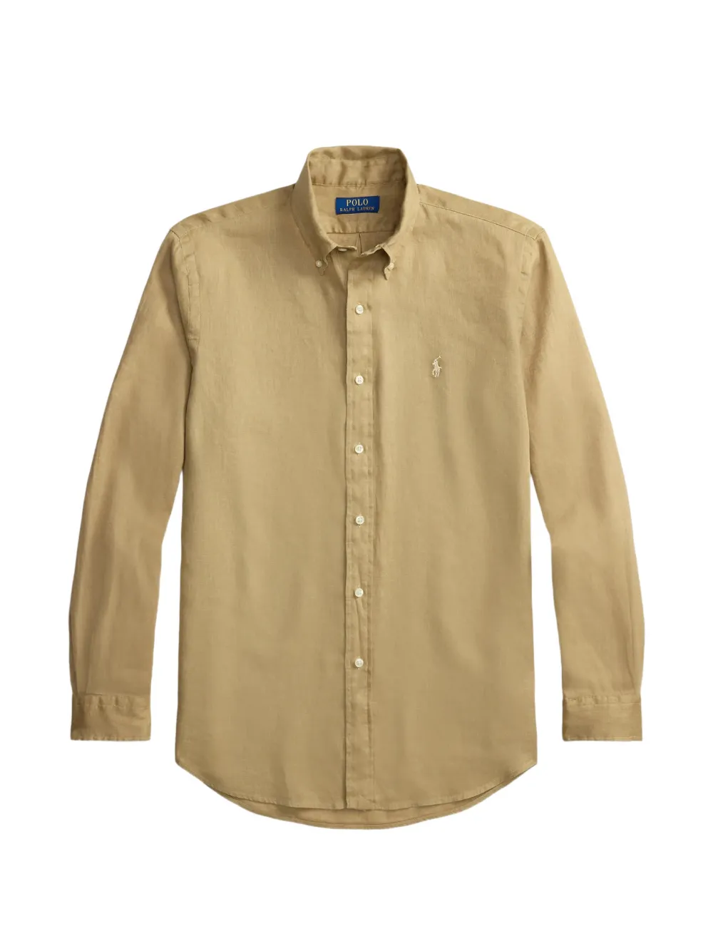 Polo Ralph Lauren Hemd aus Leinen - Nude