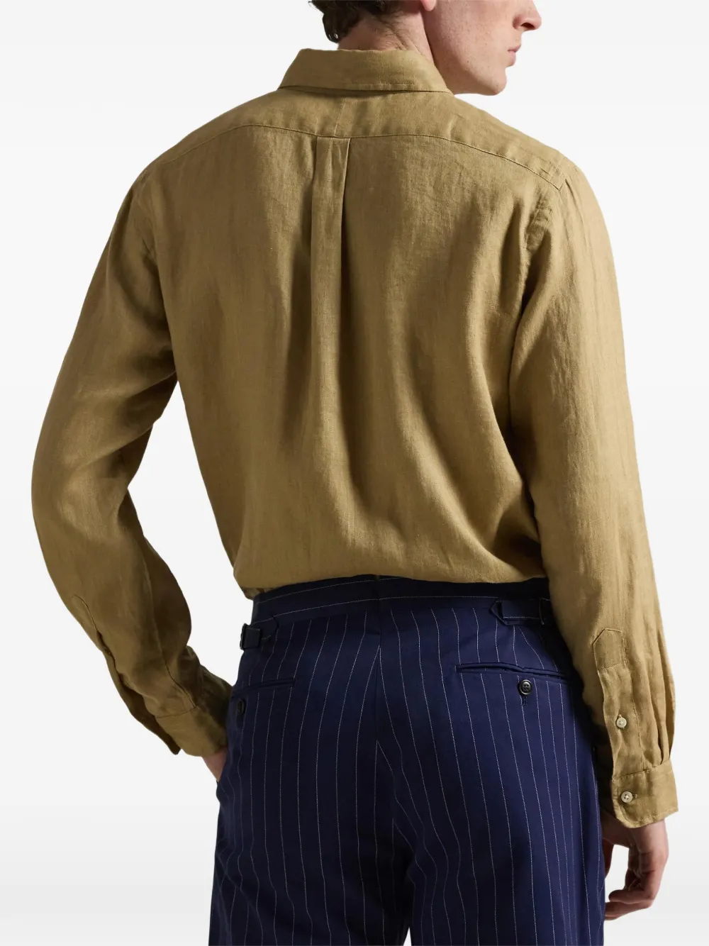 Polo Ralph Lauren Linnen overhemd Beige