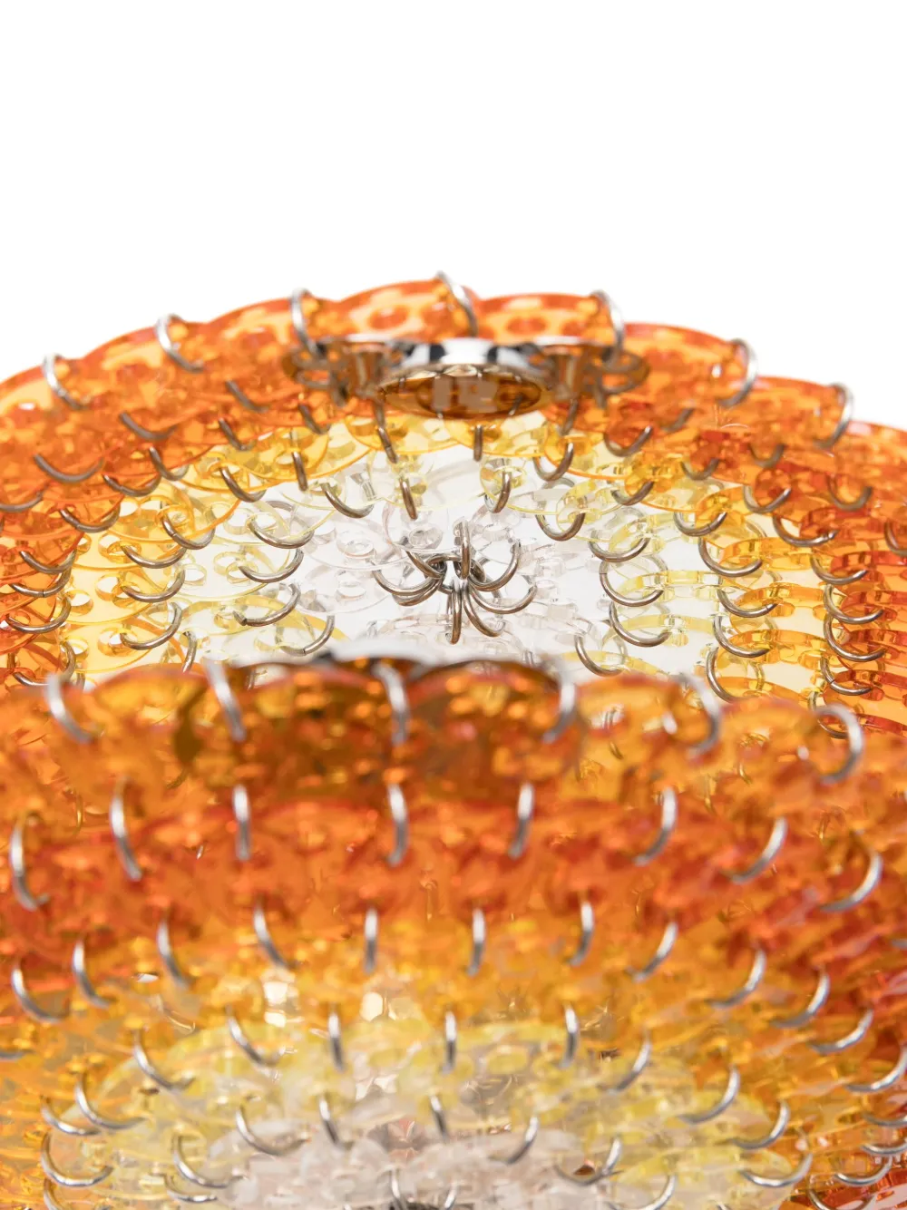 Rabanne Schoudertas met kleurverloop Oranje