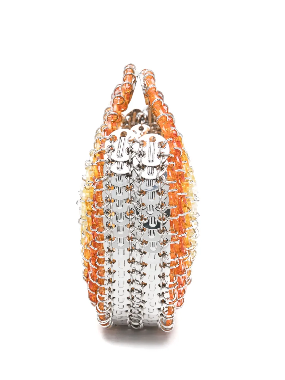 Rabanne Schoudertas met kleurverloop Oranje