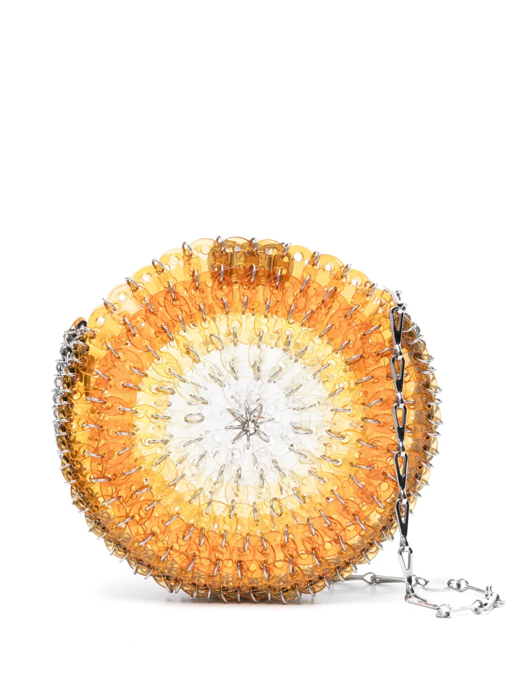 Rabanne degradé-effect shoulder bag Oranje