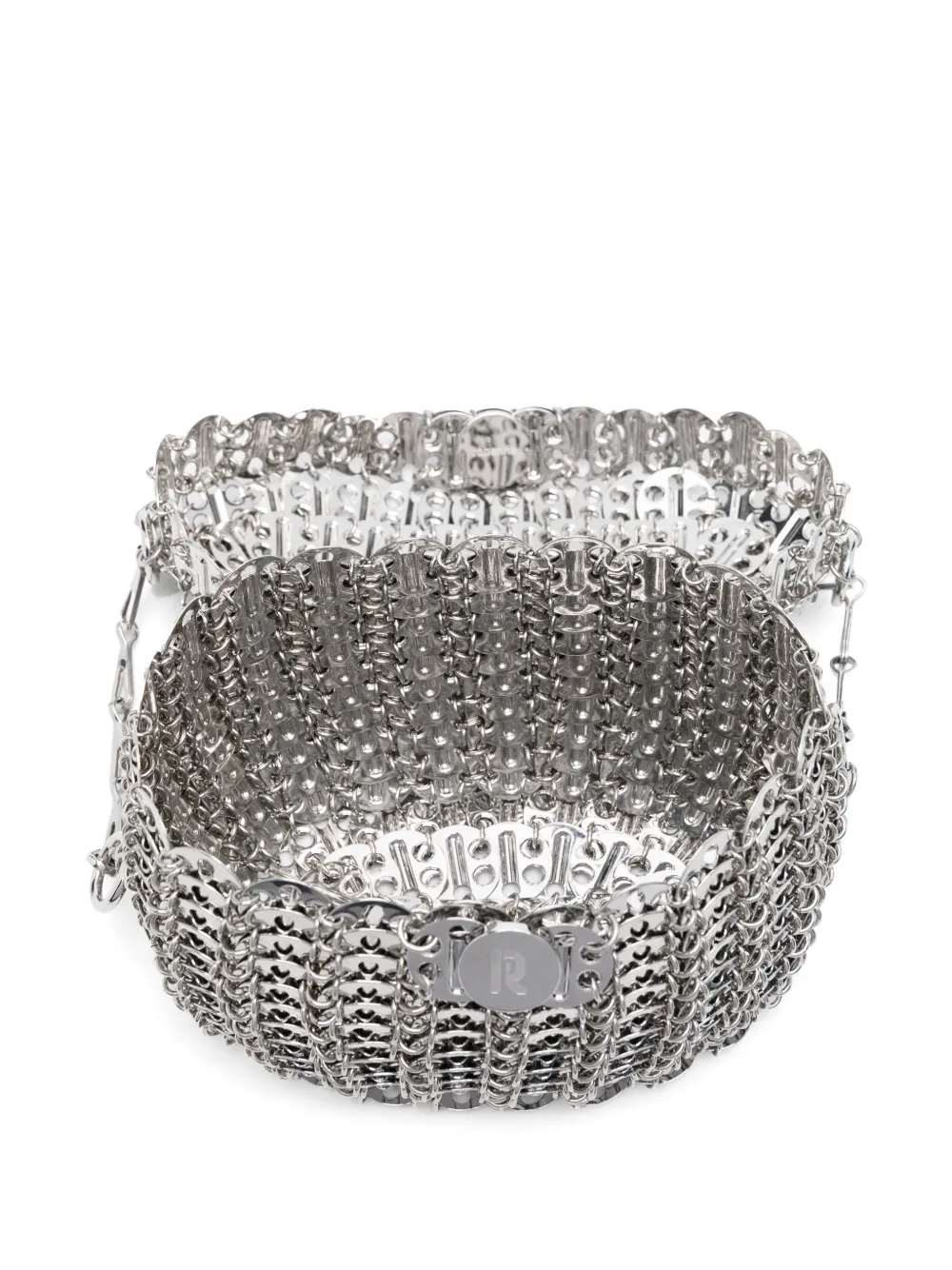 Rabanne Paco 1969 make-up tas Zilver