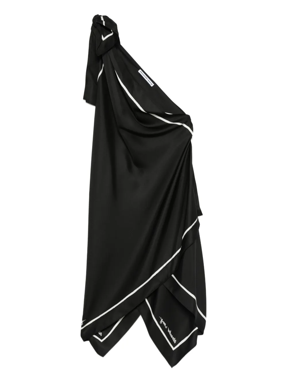 one-shoulder mini dress