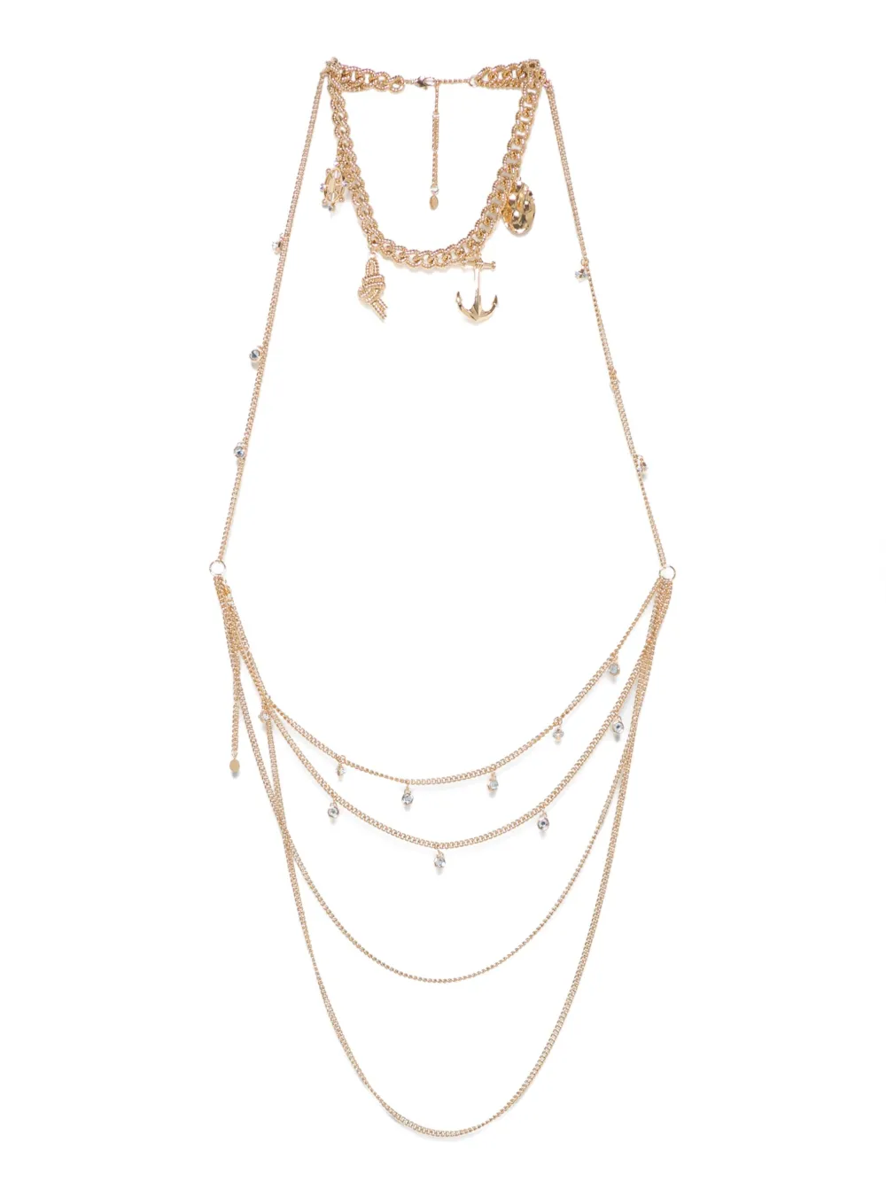 Rabanne Nautical body chain | Gold | Image 1