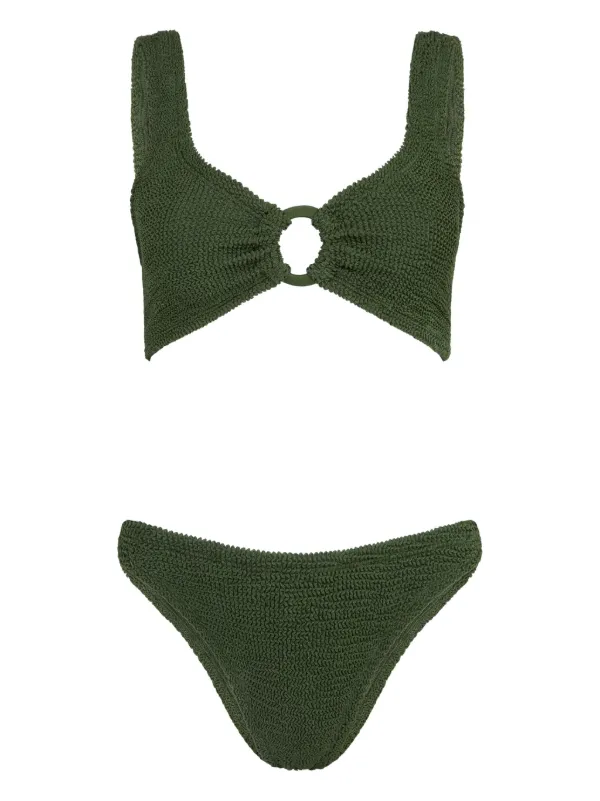 水着・ビーチグッズその他 Hunza G 'Julia' bikini Hunza G Julia Bikini Crinkle Black - I Heart Hanalei Beach