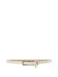Alessandra Rich leather belt - White