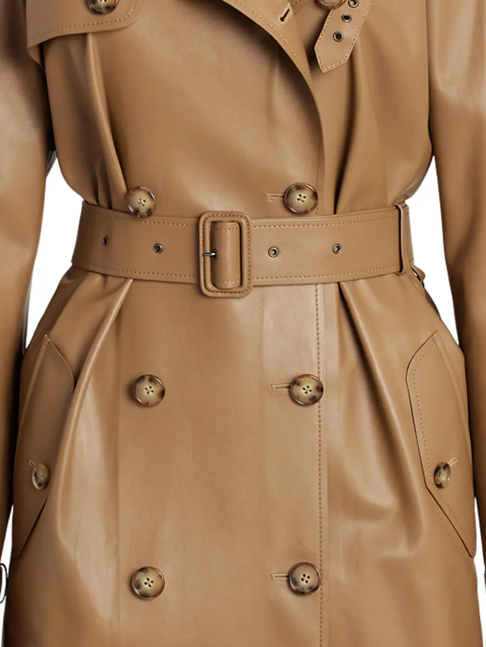 Ralph Lauren Collection leather trench coat - Beige