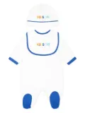 Missoni Kids logo-print babygrow set - White
