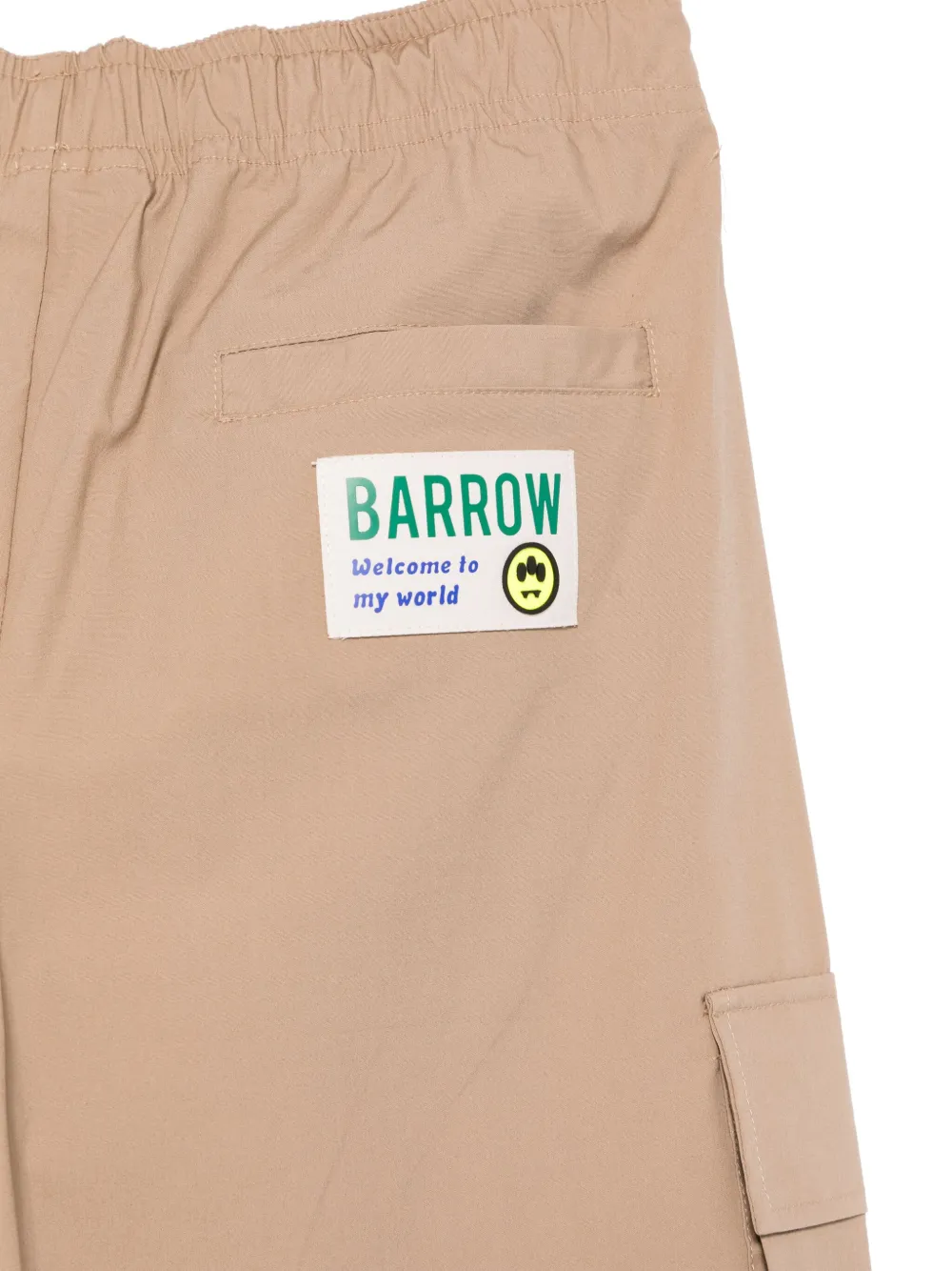 Barrow kids Popeline cargo broek Bruin