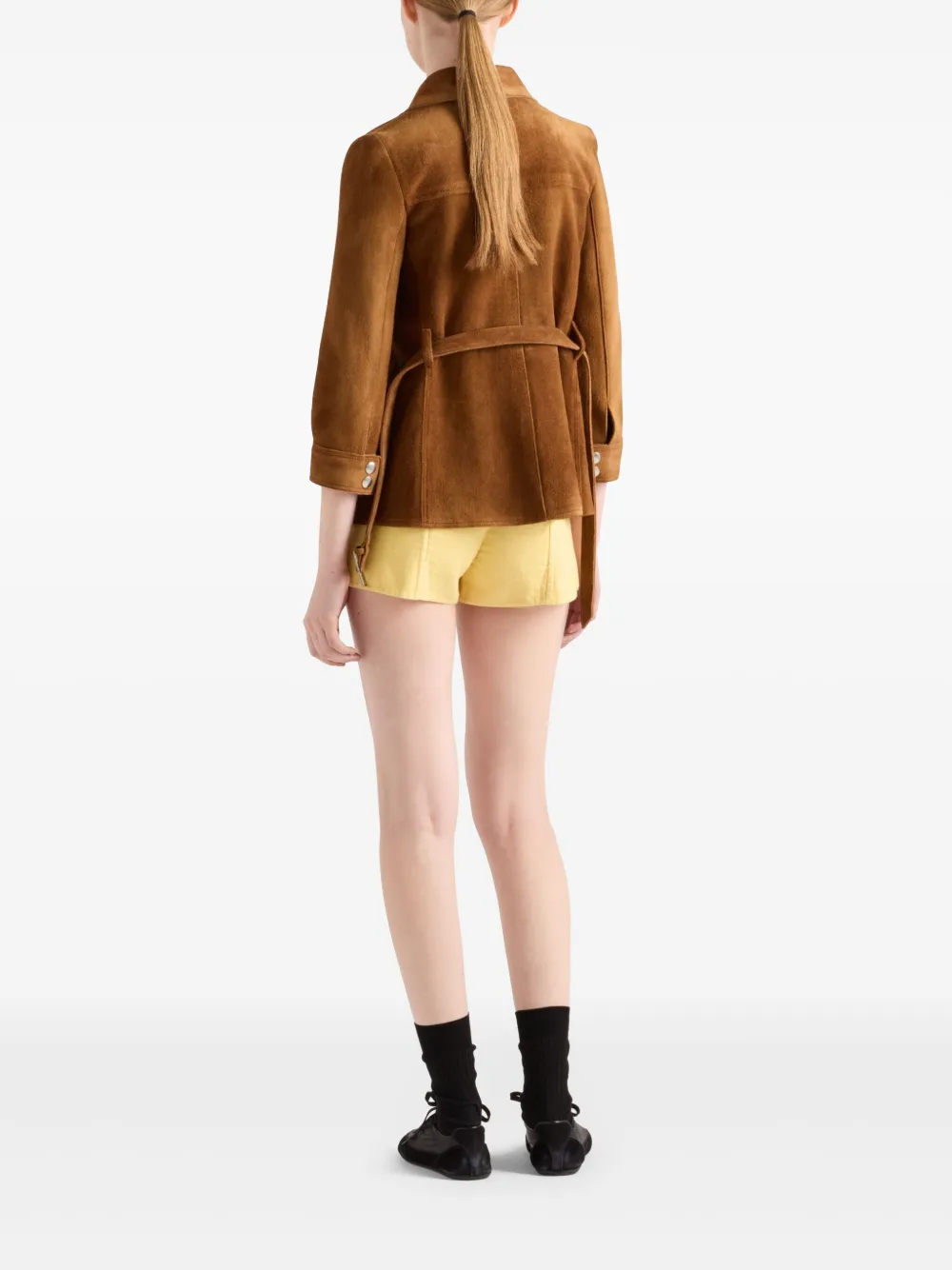 Prada Suède jack Bruin