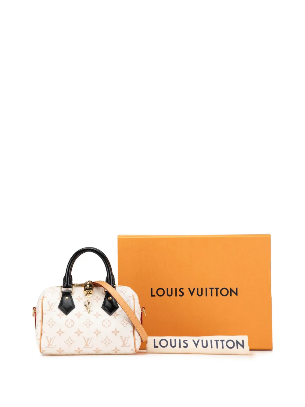 Louis Vuitton Pre-Owned 2021-2024 Monogram Dune Speedy Bandouliere 20 satchel - Bruin