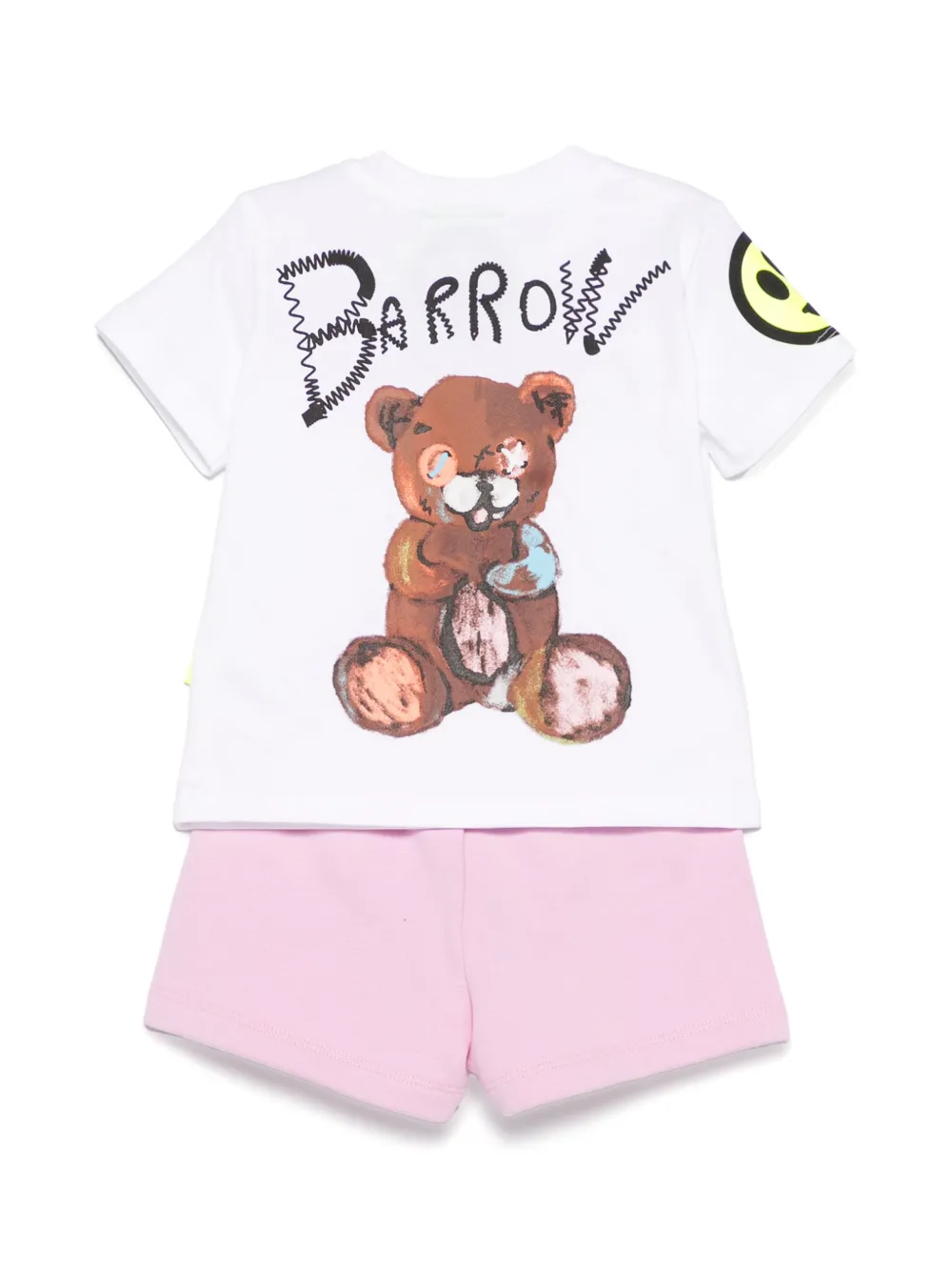 Barrow kids Jersey T-shirt en shorts - Roze