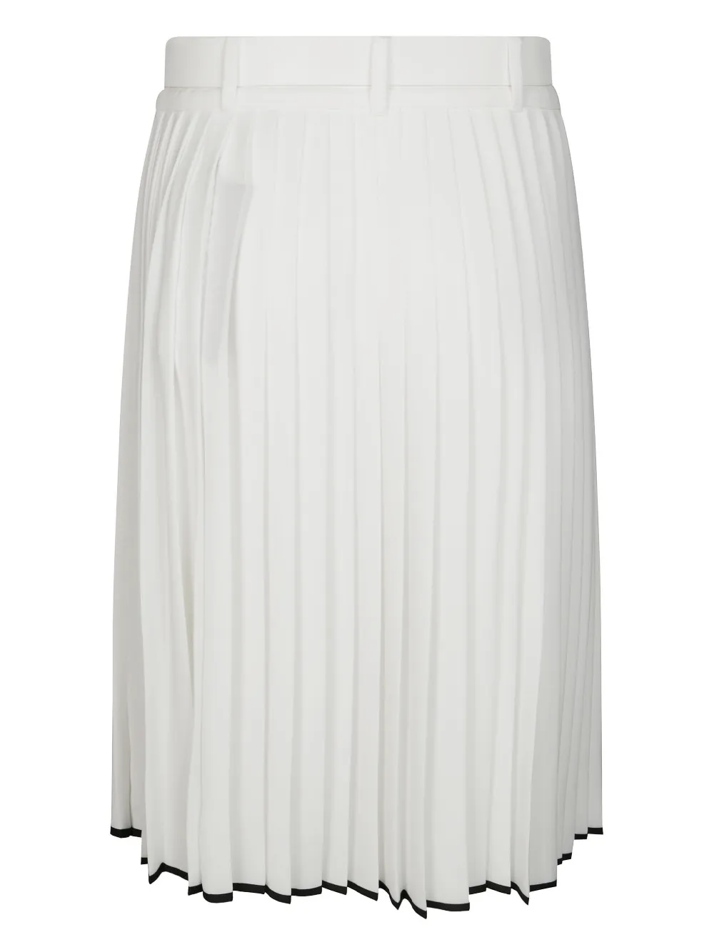 Max Mara Midi-plooirok - Wit