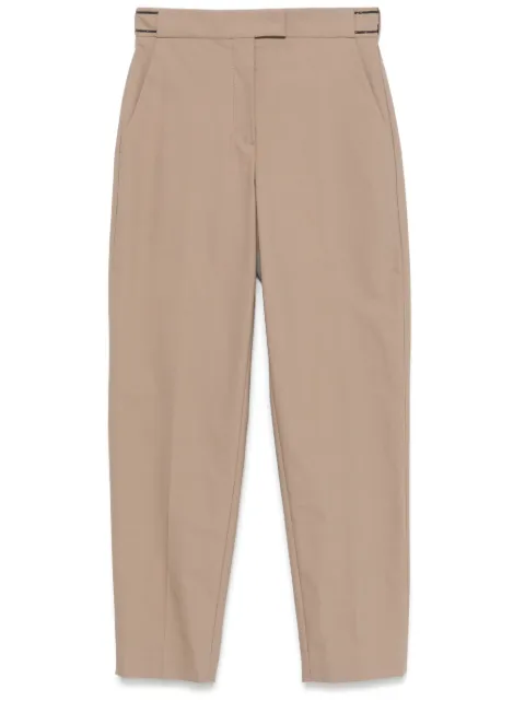 Brunello Cucinelli pantalones con detalle de cadena Monili