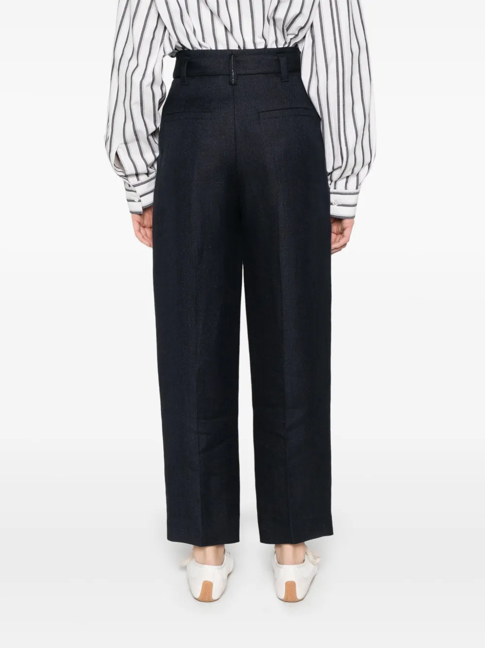Brunello Cucinelli Linnen broek Blauw