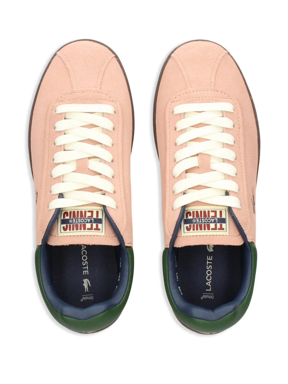 Lacoste Baseshot suede sneakers Pink