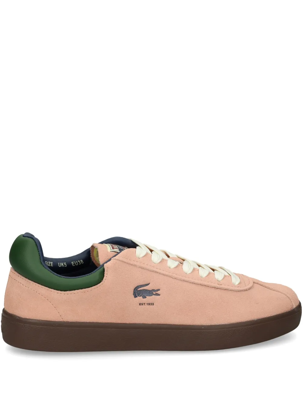 Lacoste Baseshot suede sneakers Pink