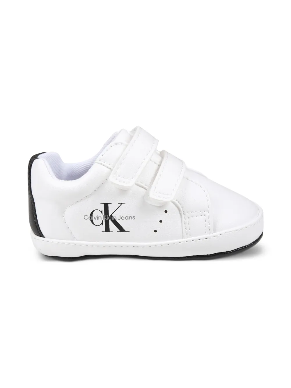 Calvin Klein Kids logo-print sneakers - Wit